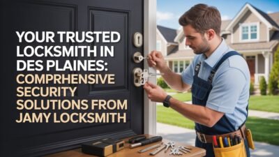 Professional locksmith in Des Plaines providing key and lock services.
