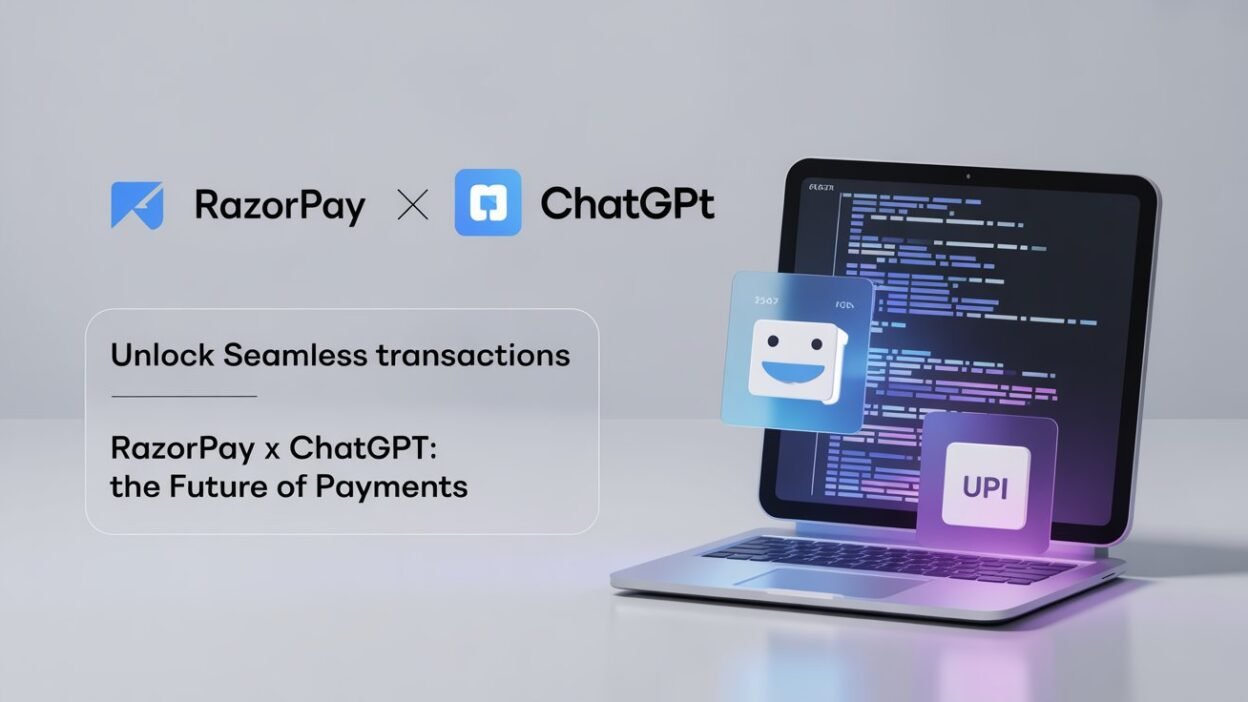Screenshot showing Razorpay’s Agentic UPI Payments integrated inside ChatGPT, enabling users in India to make seamless AI-driven transactions.