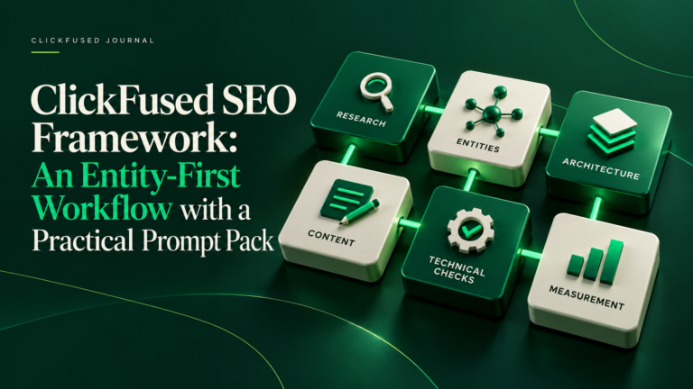 ClickFused SEO Framework: An Entity-First Workflow with a Practical Prompt Pack